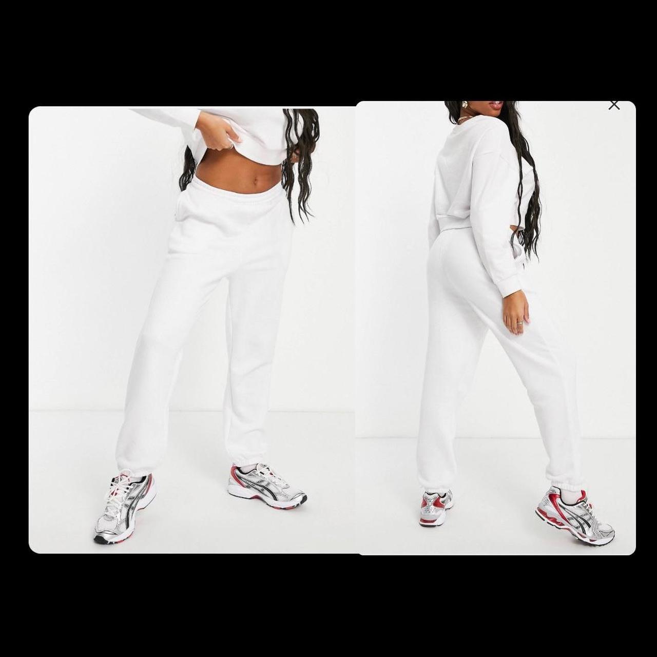 White Sweatpants by ASOS DESIGN • Can't go wrong in... Depop