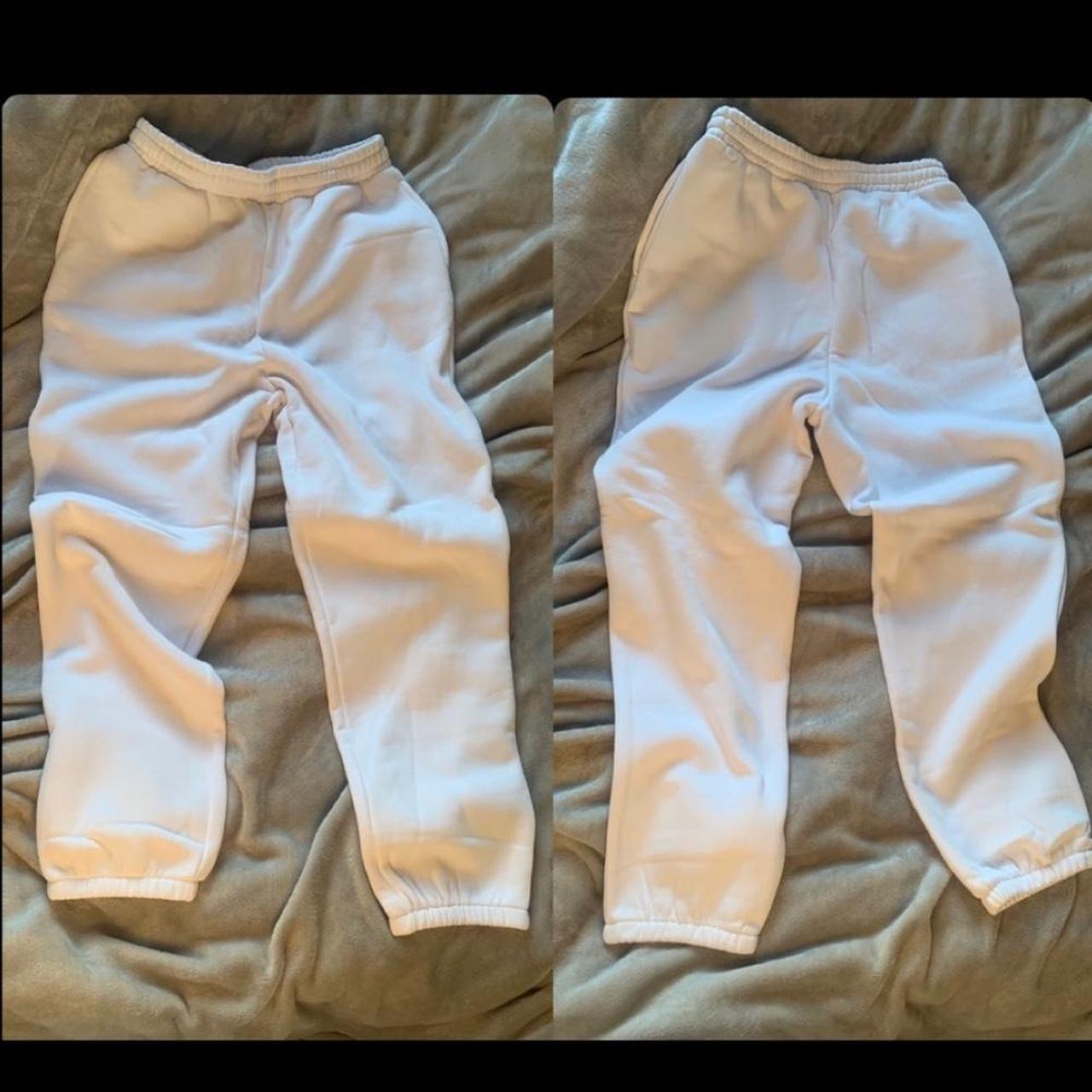 White Sweatpants by ASOS DESIGN • Can't go wrong in... Depop