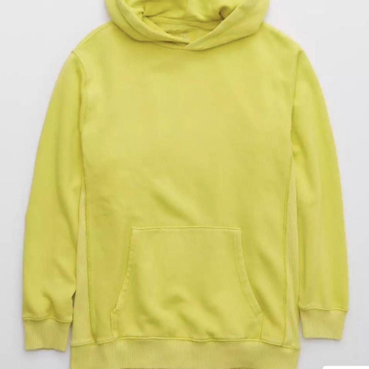 Plain yellow hot sale hoodie women's