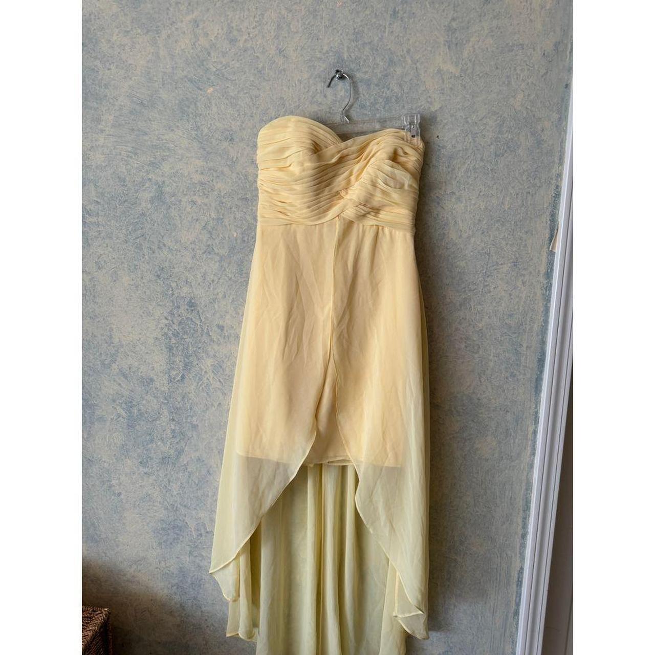 David's bridal canary yellow dress best sale