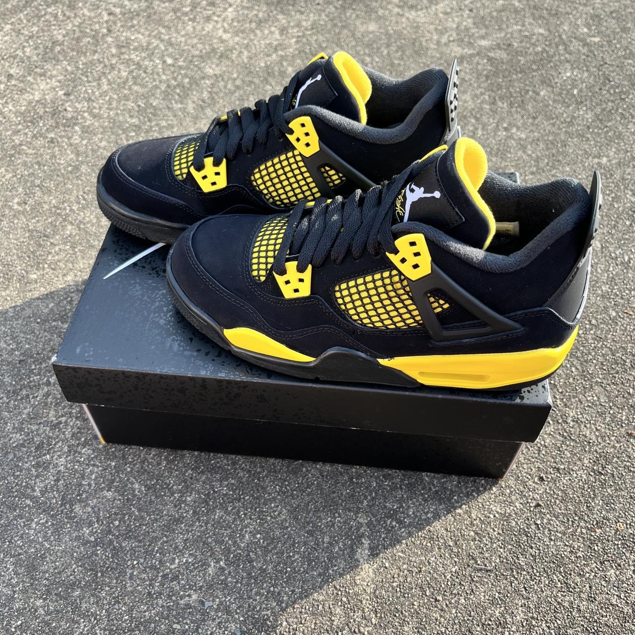 Nike Air Jordan 4 Retro GS Thunder 408452-017 New in | Depop