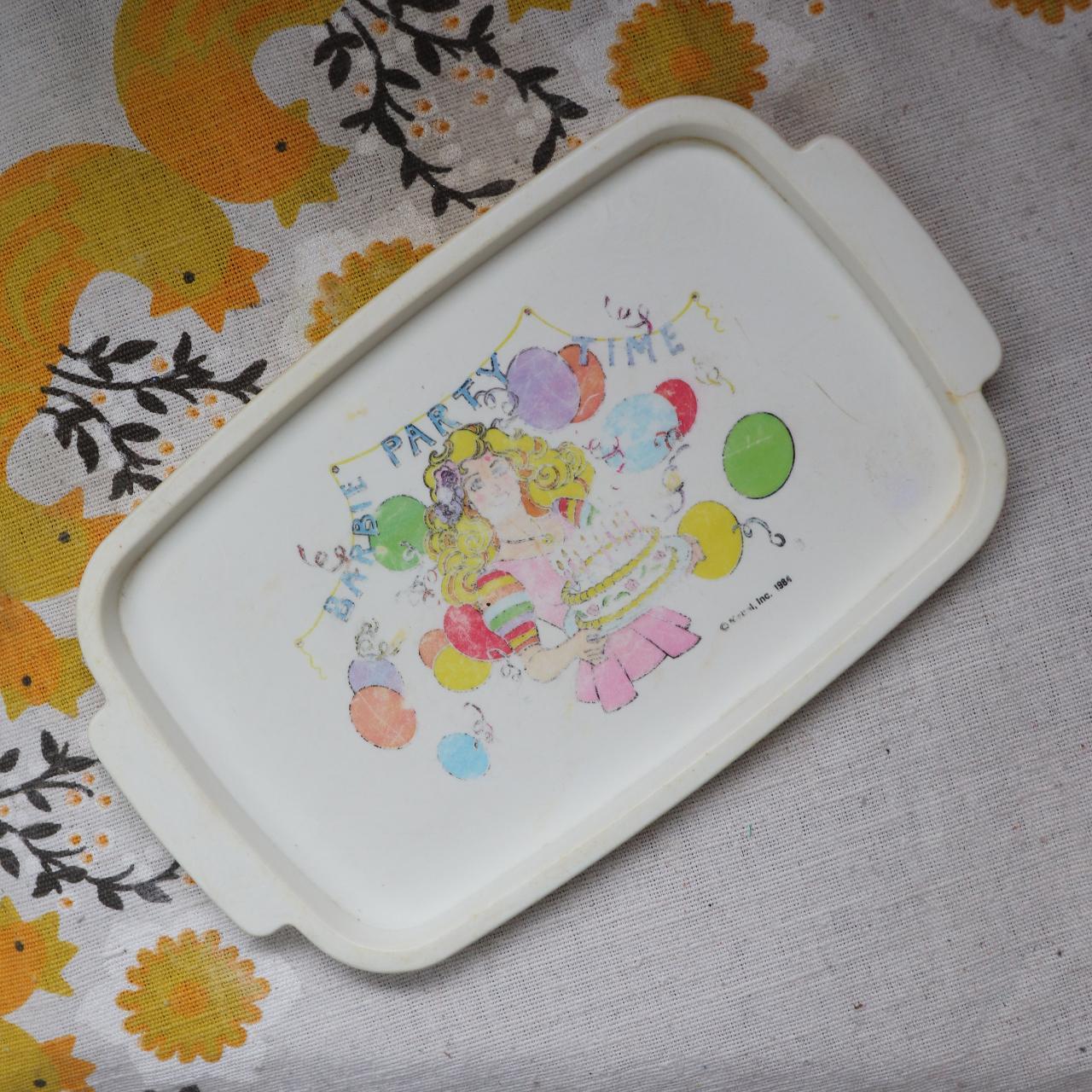 Vintage Barbie Lunch Box with tray