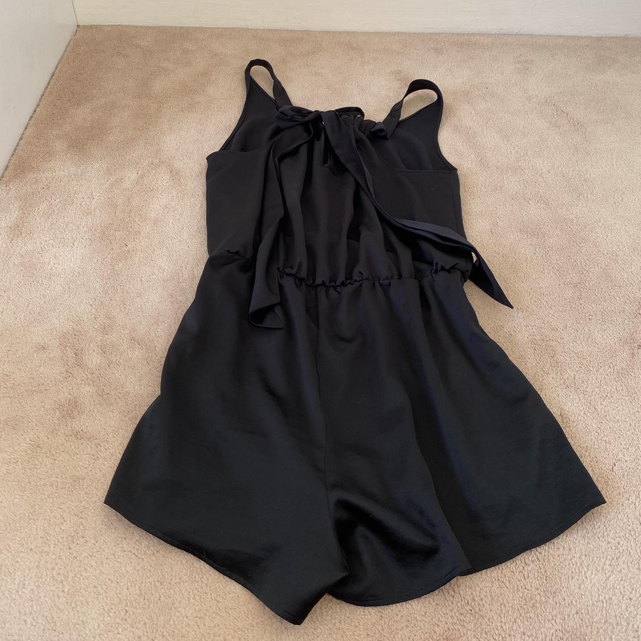 Victoria’s Secret satin black playsuit Size S /... - Depop