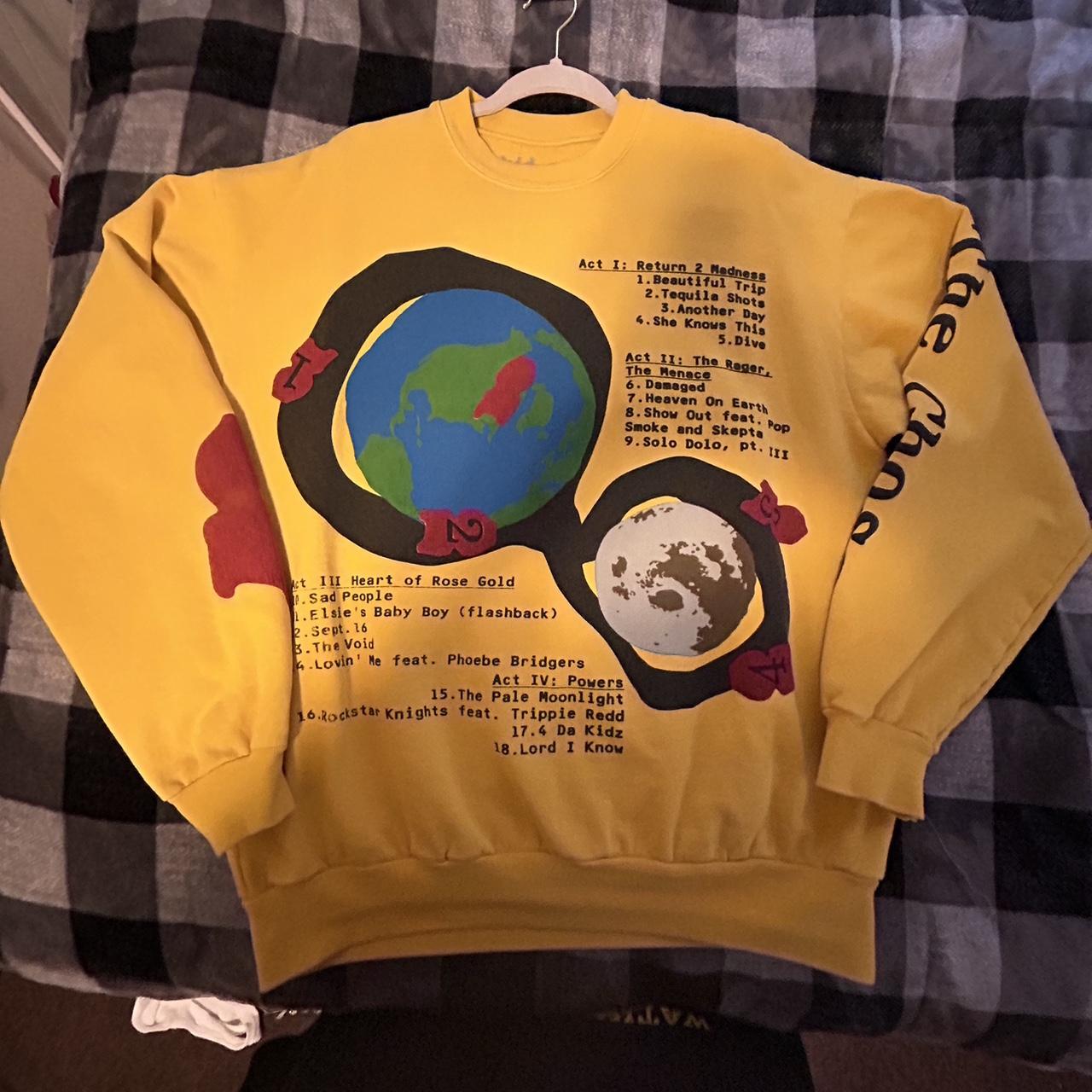 KID CUDI X CPFM MAN ON THE MOON 3 Yellow... - Depop