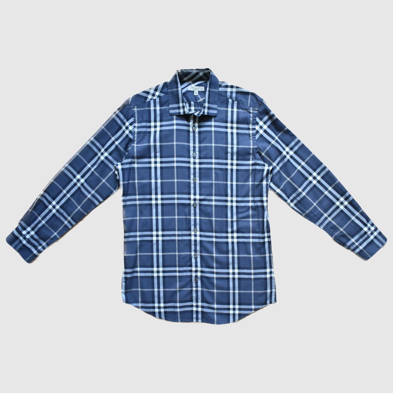 Burberry nova check shirt mens deals