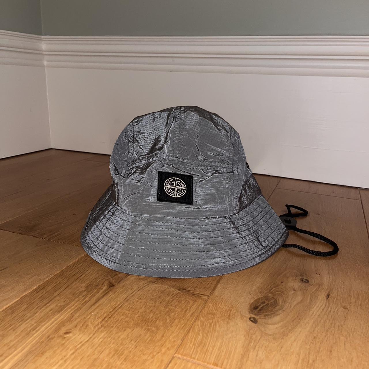 Stone island nylon metal bucket hat in grey - NO... - Depop