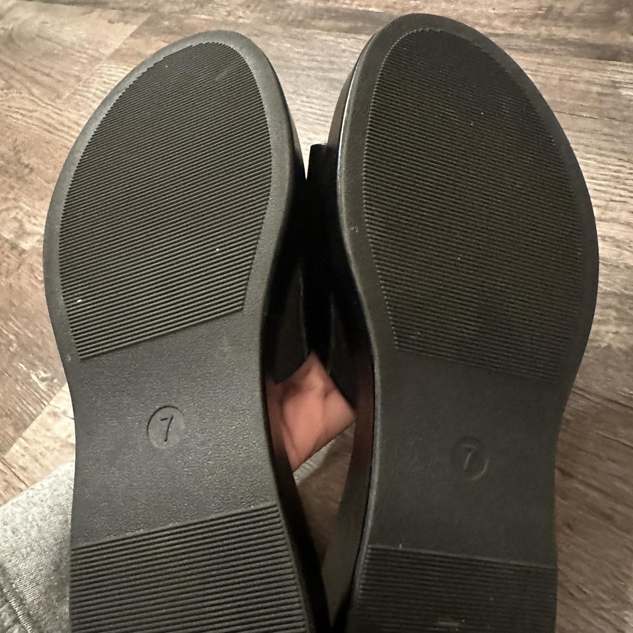 black platform slides from target! Depop