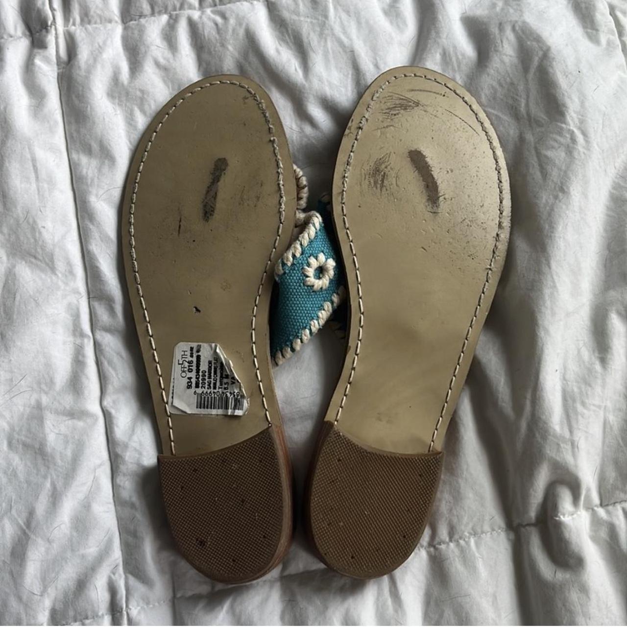 Hardly worn Jack Rogers sandals size 8! Turquoise... - Depop