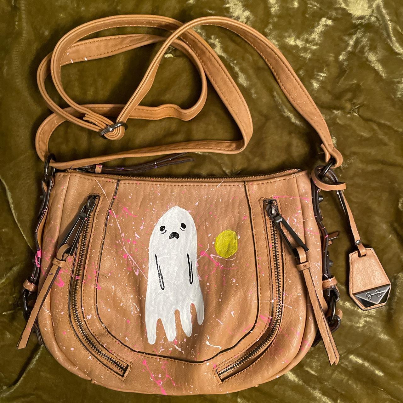 Jessica Simpson Women's Brown and White Bag