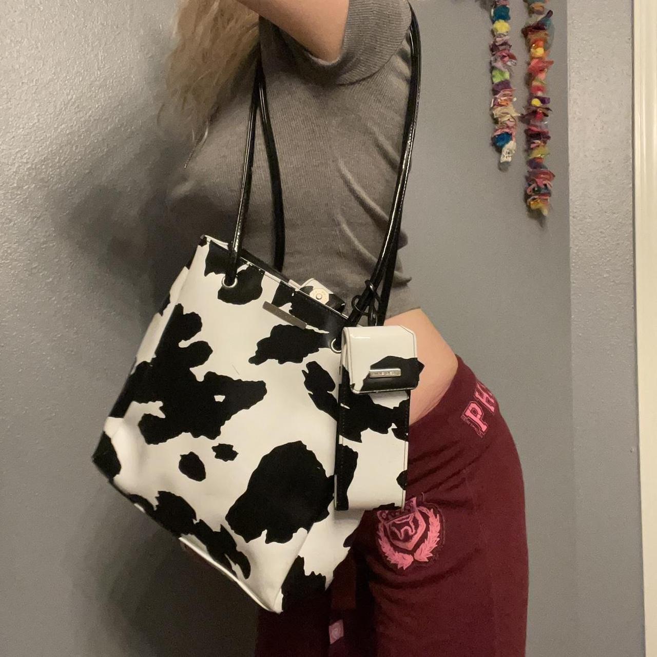 Nine west cow print purse new arrivals