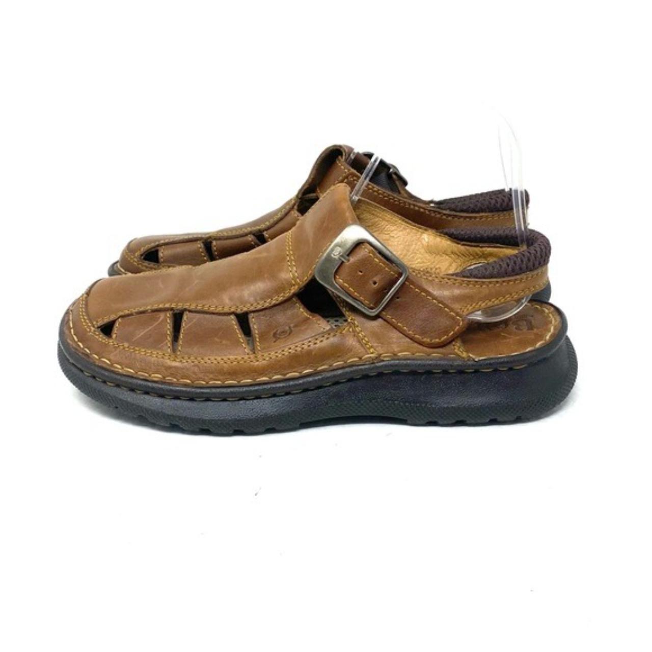 Born brown leather sandals. Men's size 8. In good... Depop