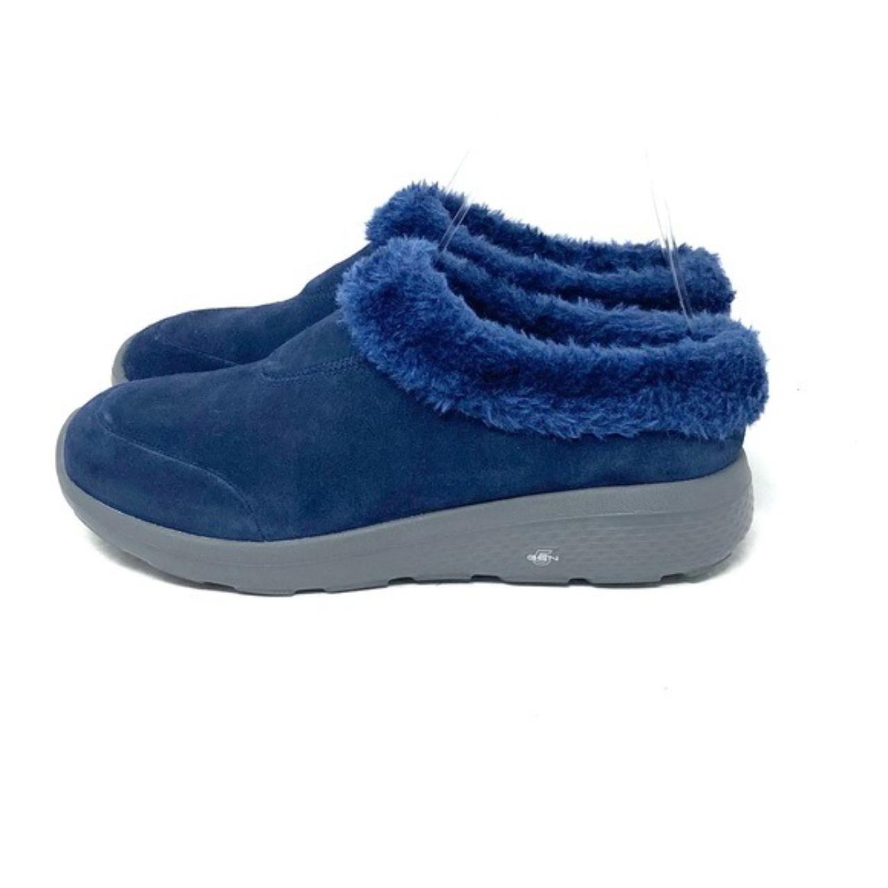 Skechers gowalk suede faux fur clearance clogs