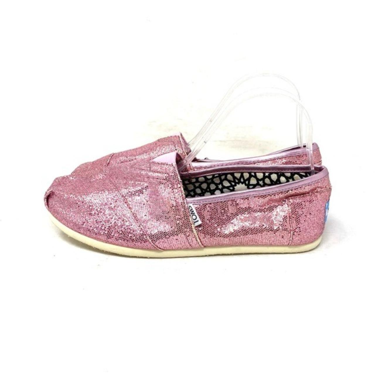 Toms pink clearance sparkle shoes