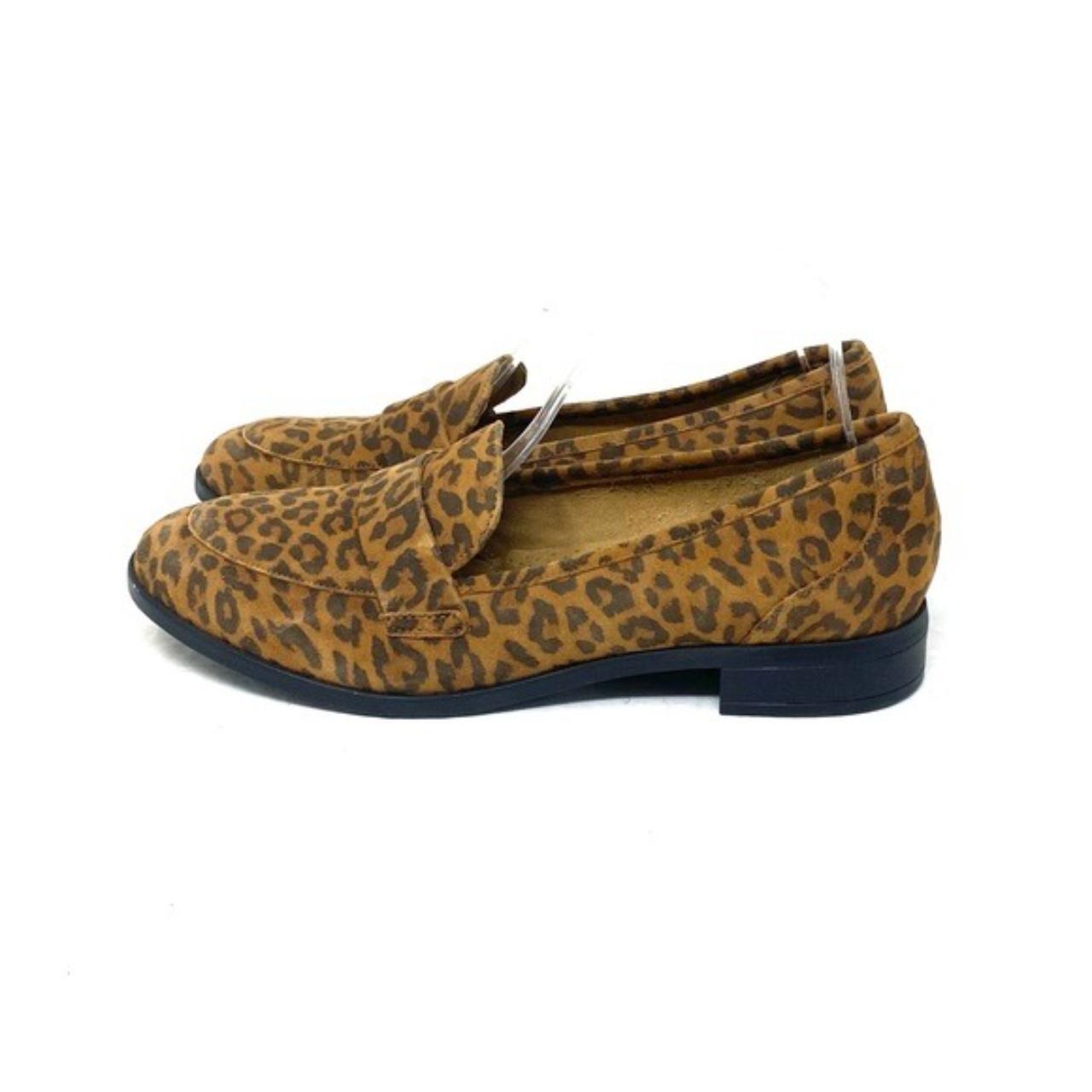 Clarks leopard hot sale print loafers