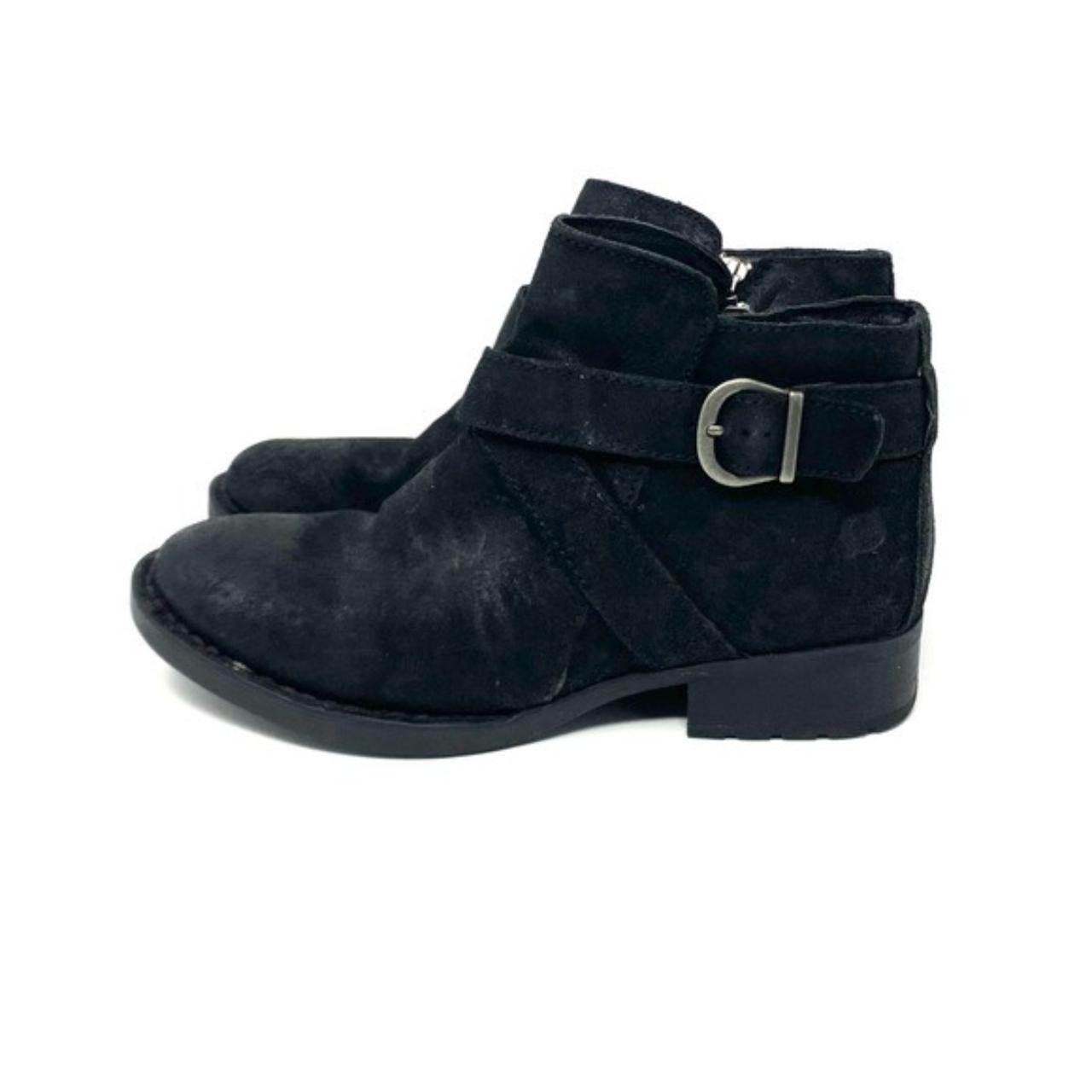 Born black suede booties best sale