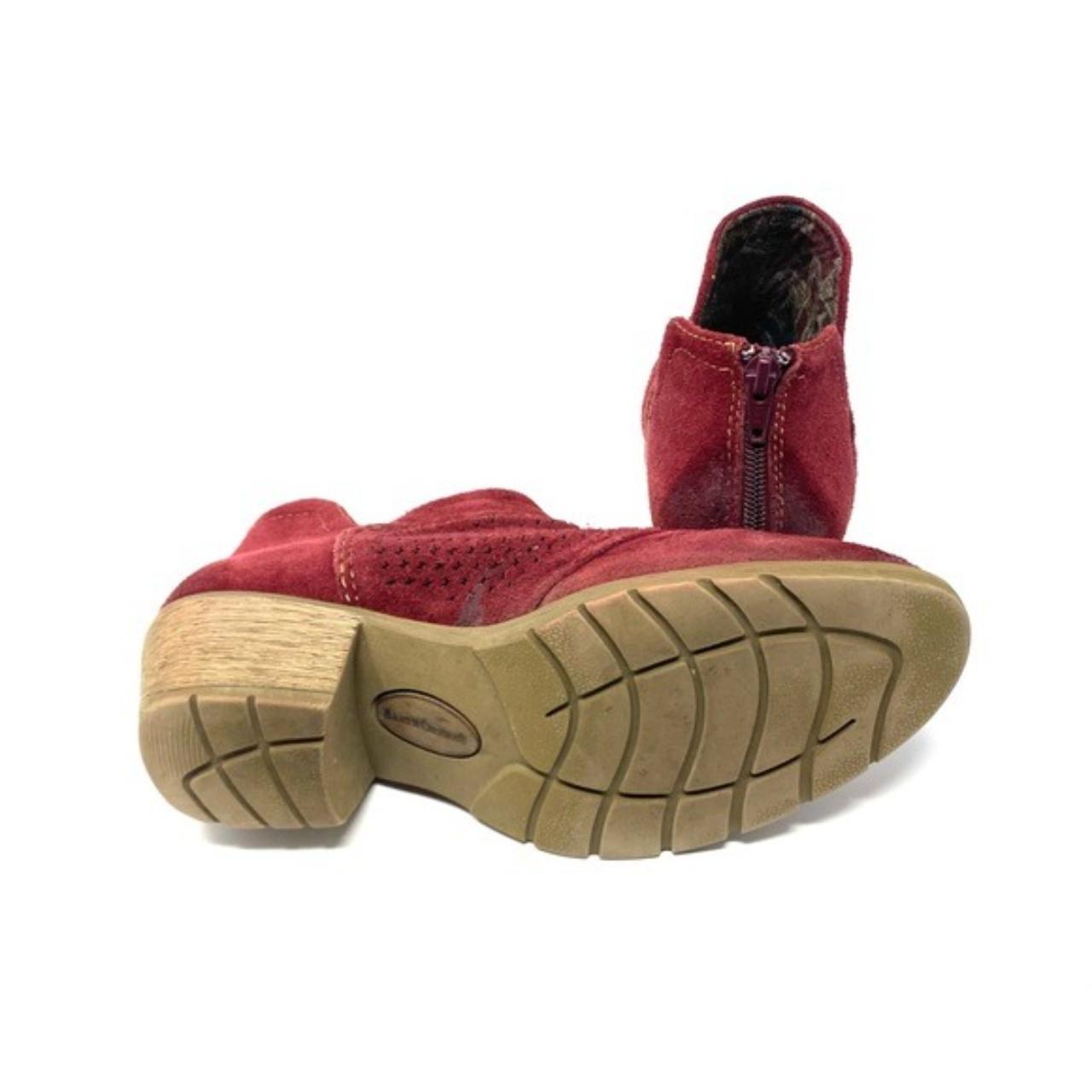 Earth Origins burgundy Amanda suede Depop