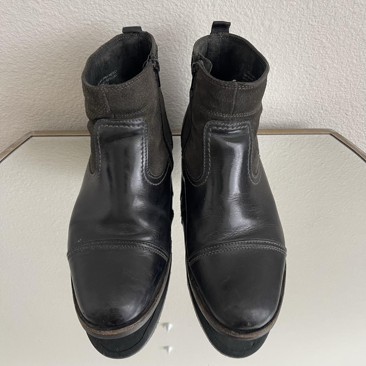 alfani black boots mens