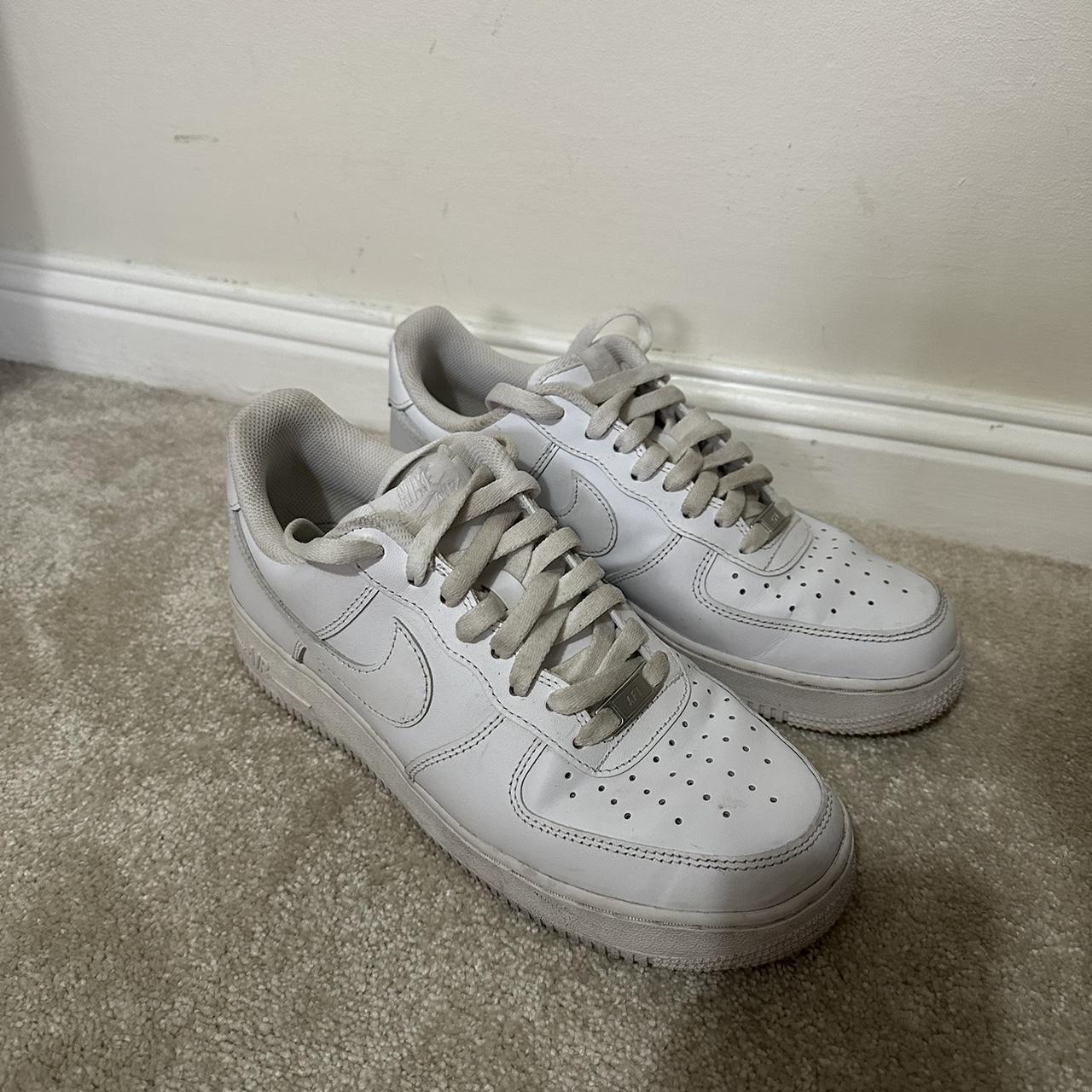 White air force 1 Decent condition UK Size 8 - Depop