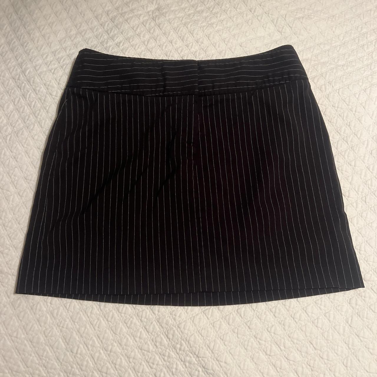 Express pinstripe skirt best sale