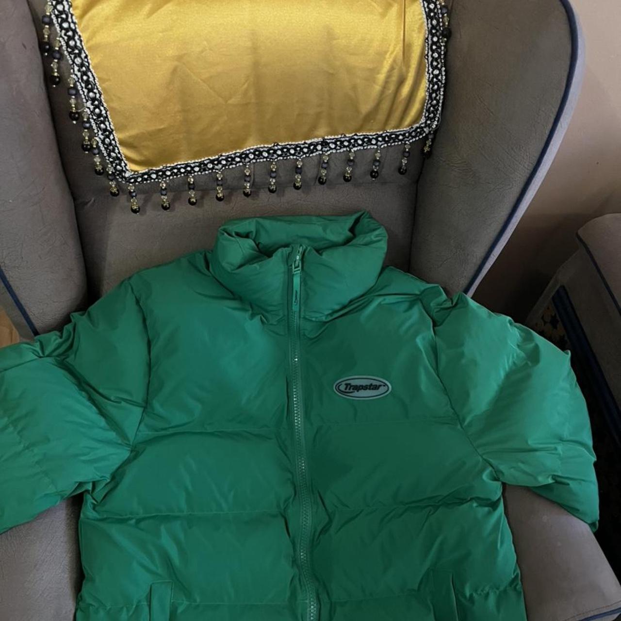 Trapstar hyperdrive puffer jacket (M) green/black Depop