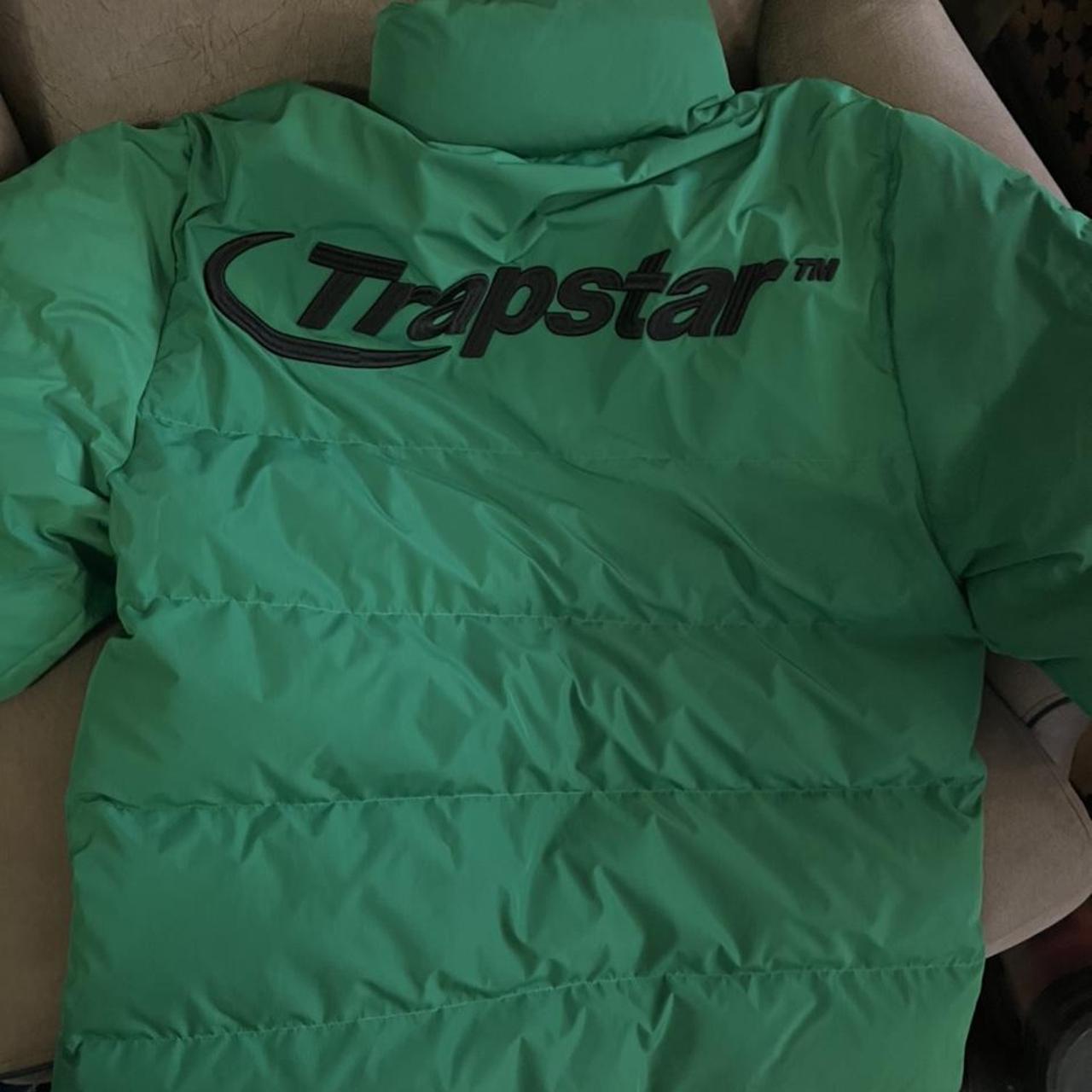 Trapstar hyperdrive puffer jacket (M) green/black Depop