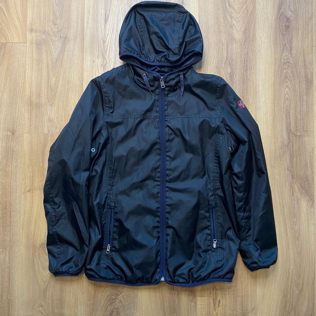 Napapijri Men's Black Jacket | Depop