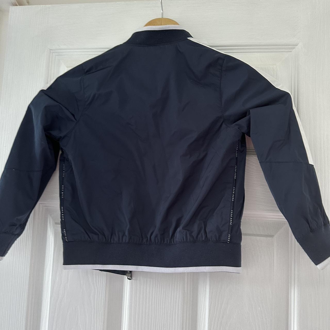 Hugo Boss navy bomber jacket Good condition - some... - Depop