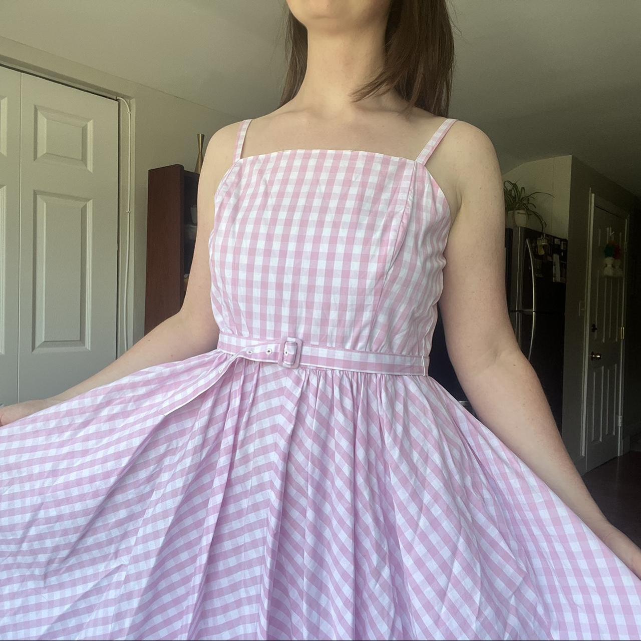 brooks brothers pink dress