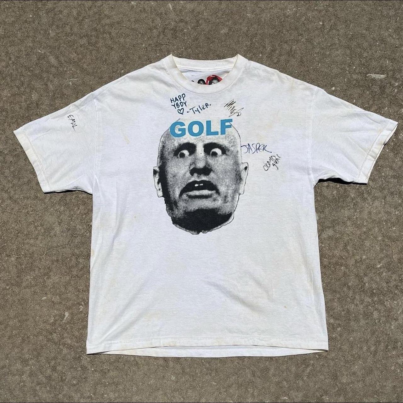 Golf Wang Men's White Tshirt Depop