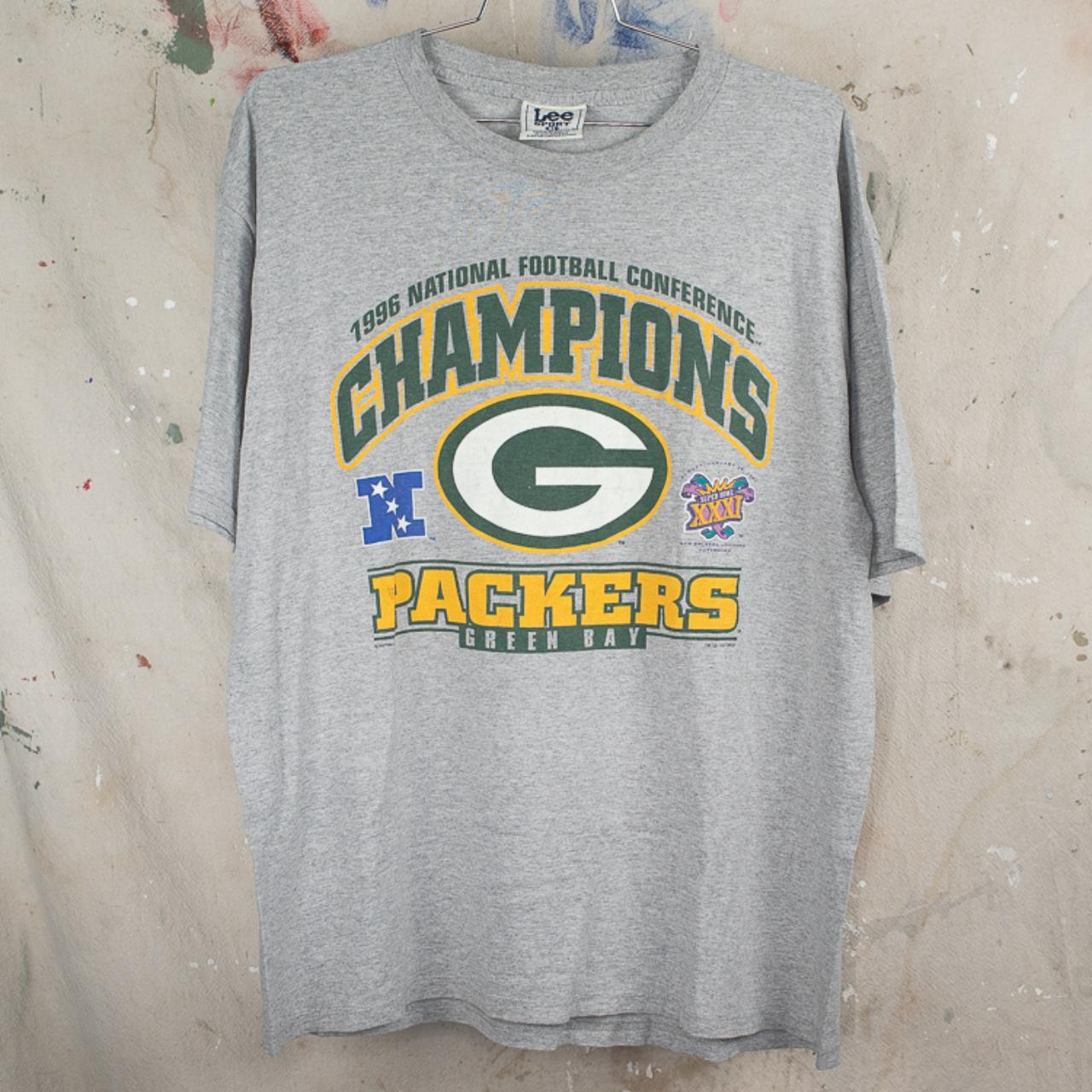 Vintage 1996 Lee Sport Green Bay Packers Short Sleeve T