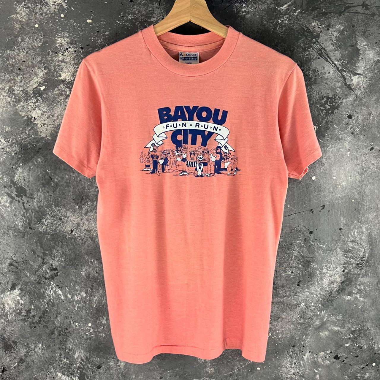 80's ヴィンテージ BAYOU CITY FUN RUN Tシャツ マラソン 80's ヴィンテージ BAYOU CITY FUN RUN Tシャツ マラソン