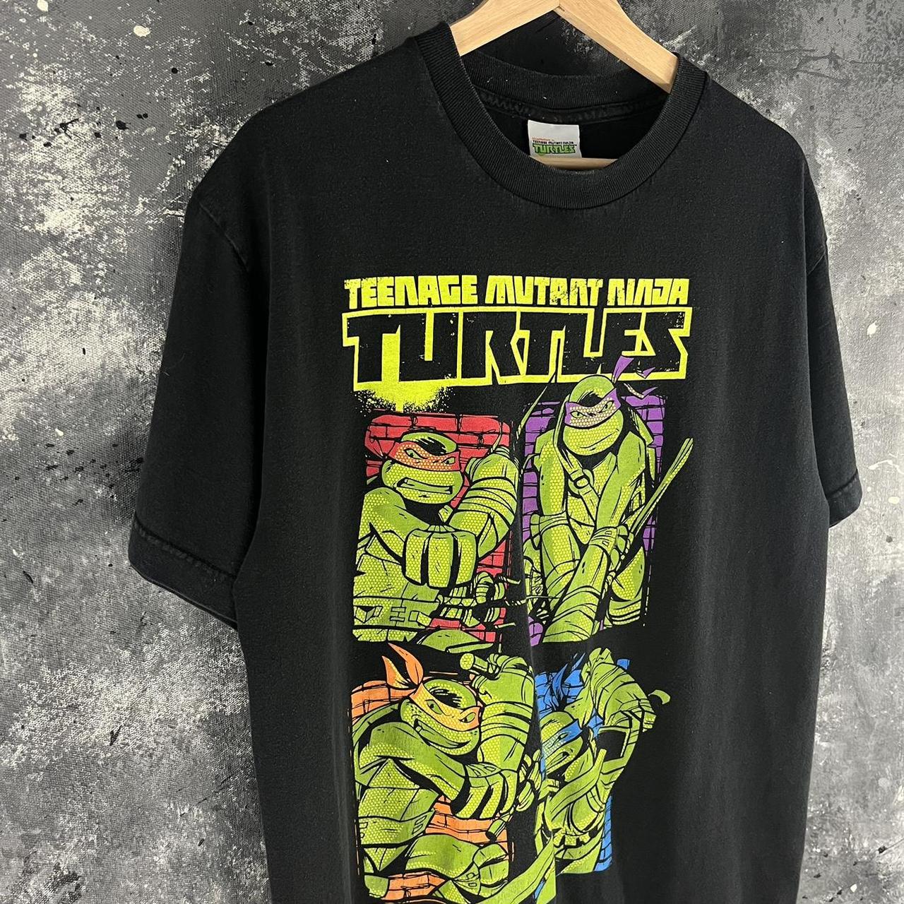 Vintage Black TMNT Teenage Mutant Ninja Turtles - Depop