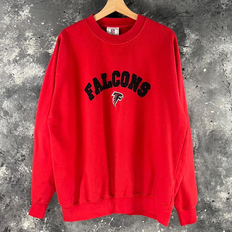 Vintage 90's Atlanta Falcons Black Embroidered - Depop