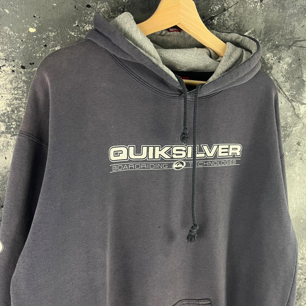 Vintage Y2k Quicksilver Hoodie Great Vintage - Depop