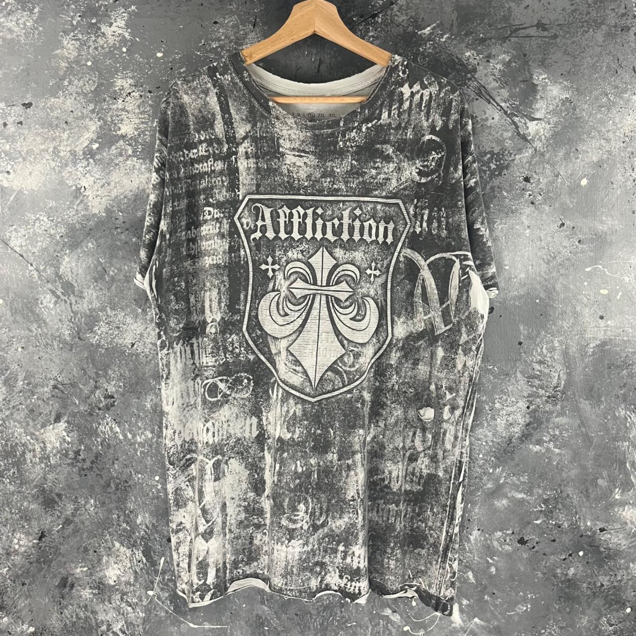 Vintage y2k affliction shirt shops aop