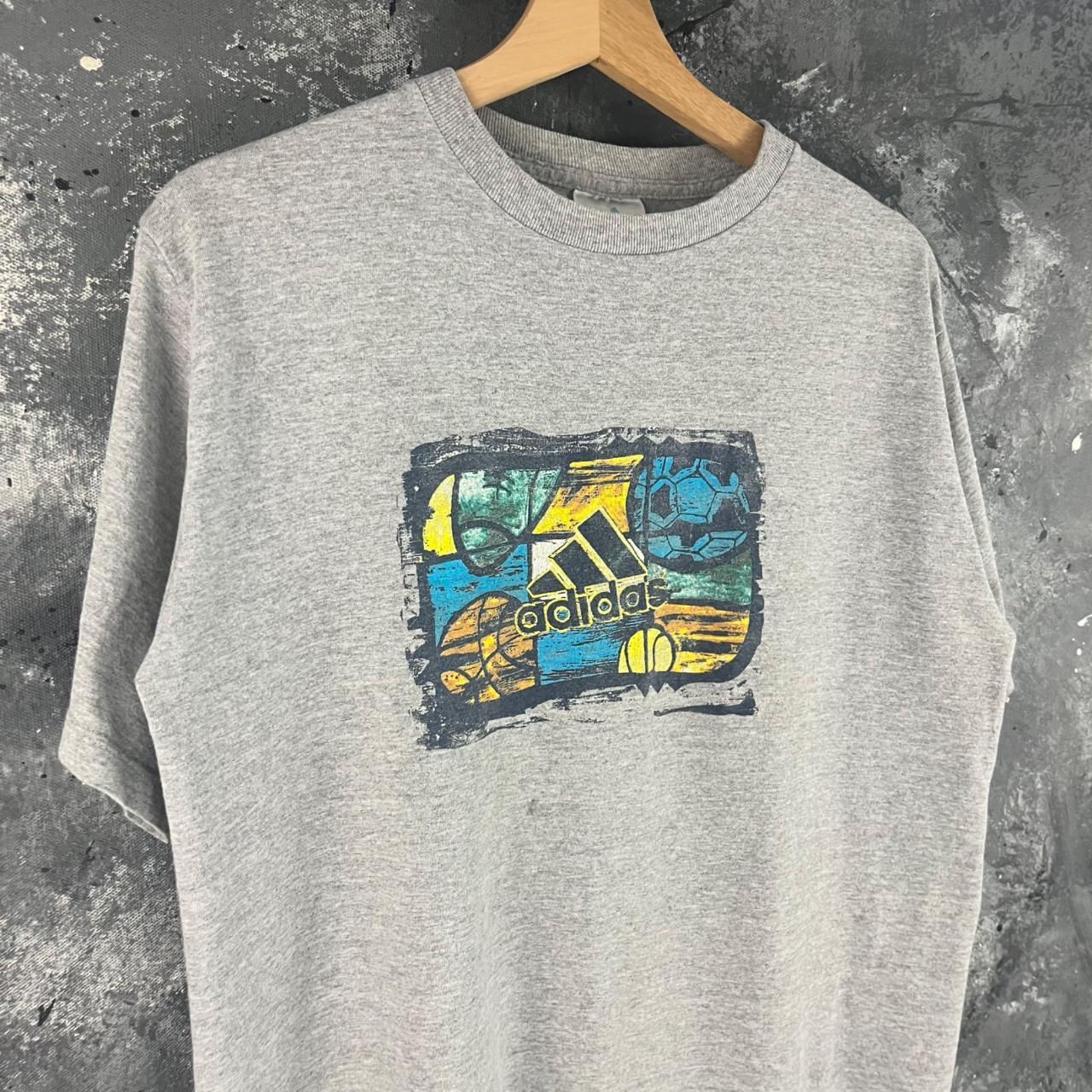 adidas originals RETRO メッシュT-SHIRT OFFWHITE Vintage 1988 Adidas Olympics shirt Beautiful colors | Depop