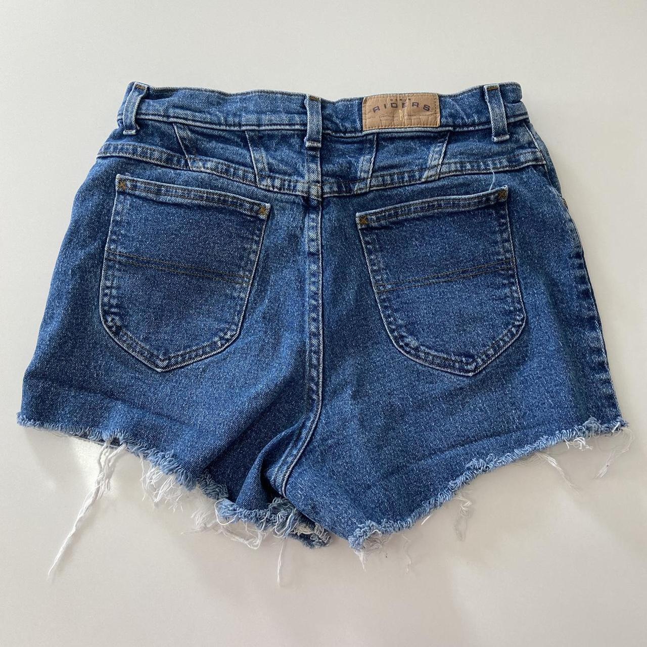 vintage Lee riders high rise shorts • festival... - Depop