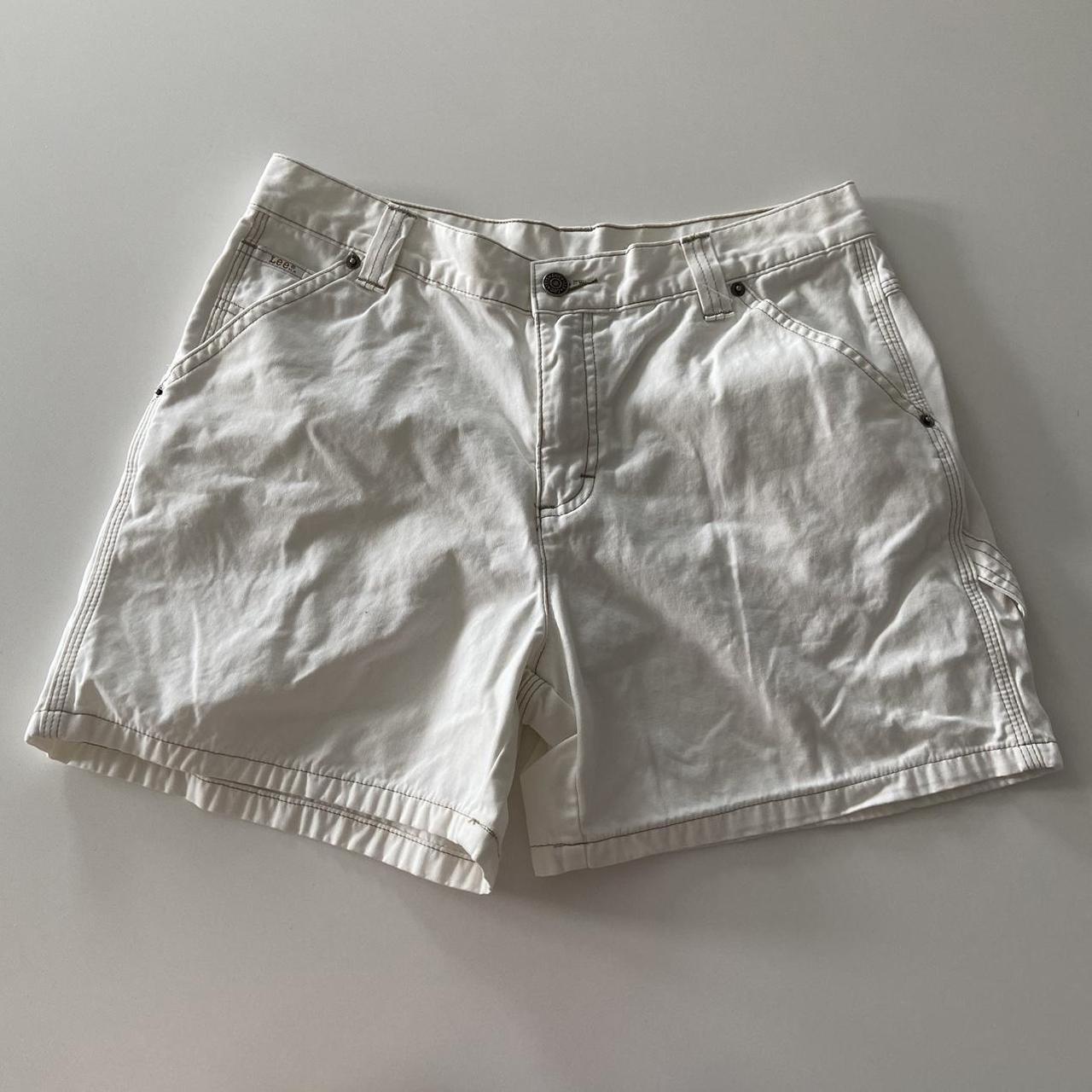 Lee Women's White Shorts | Depop