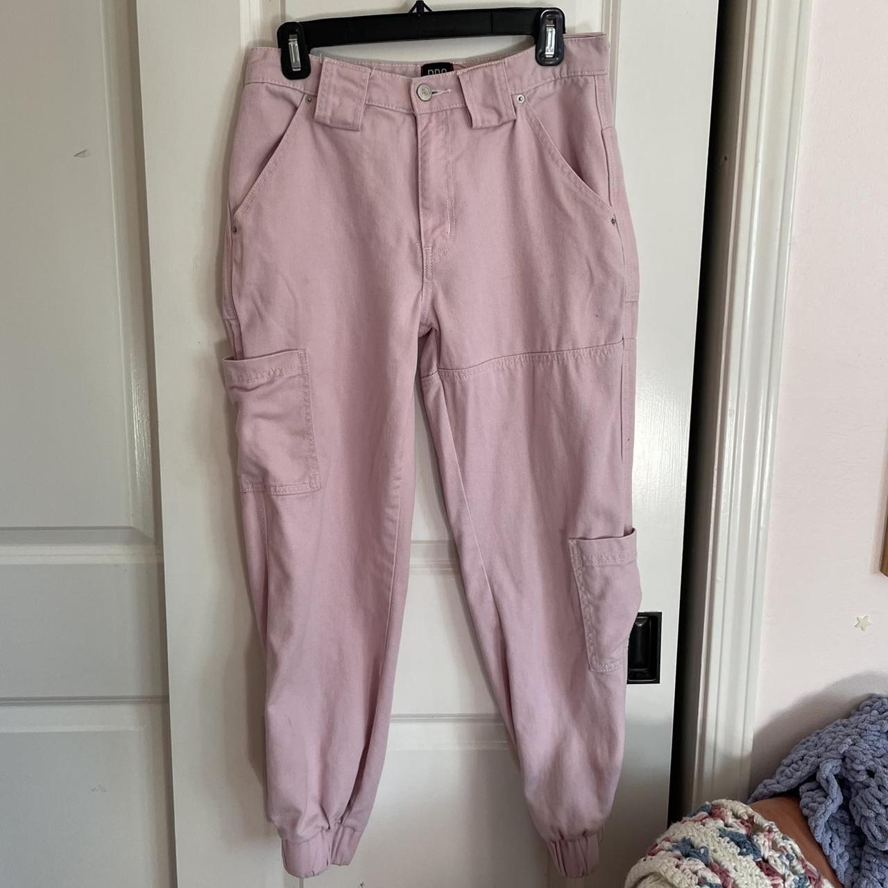 BDG Women's Pink Trousers | Depop