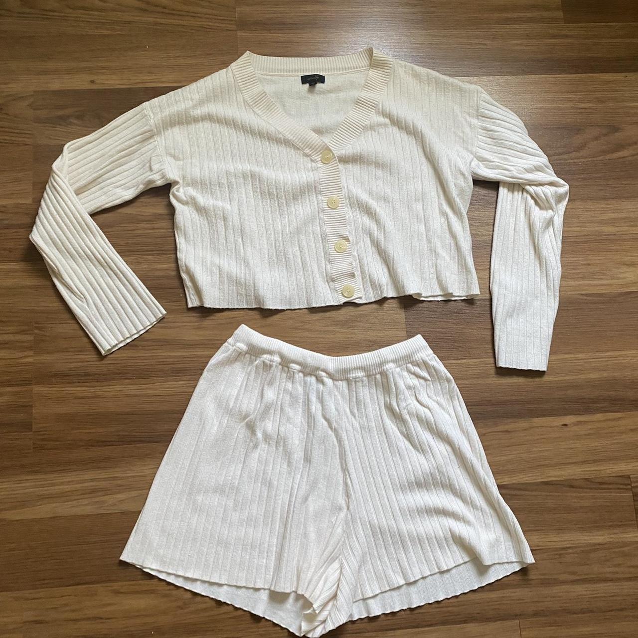 Women's Cream Pajamas Depop