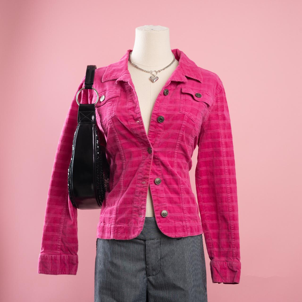 Hot pink corduroy jacket best sale