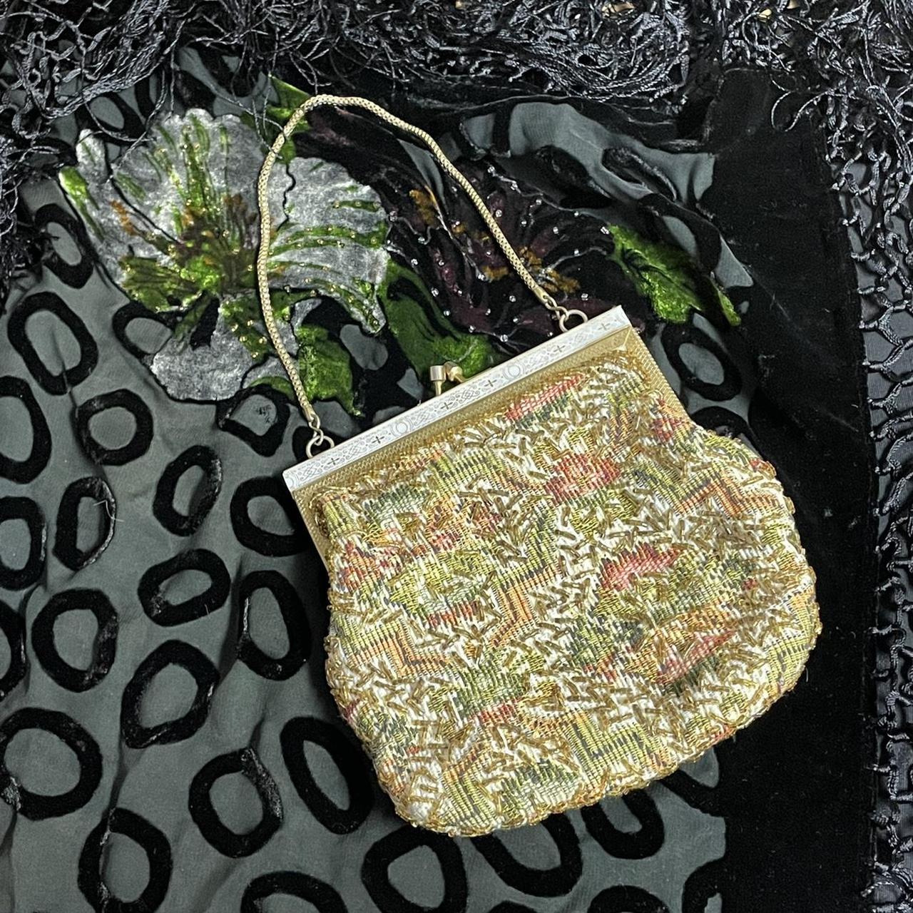 Vintage / Antique WALBORG hand beaded purse Great... - Depop