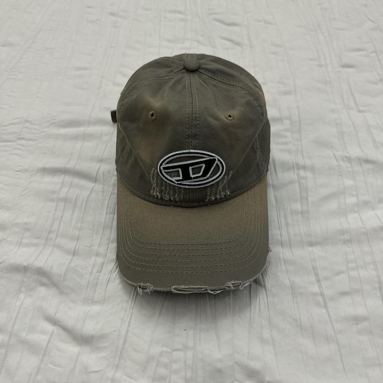 Diesel Distressed D Logo Cap Rare Diesel cap with... - Depop