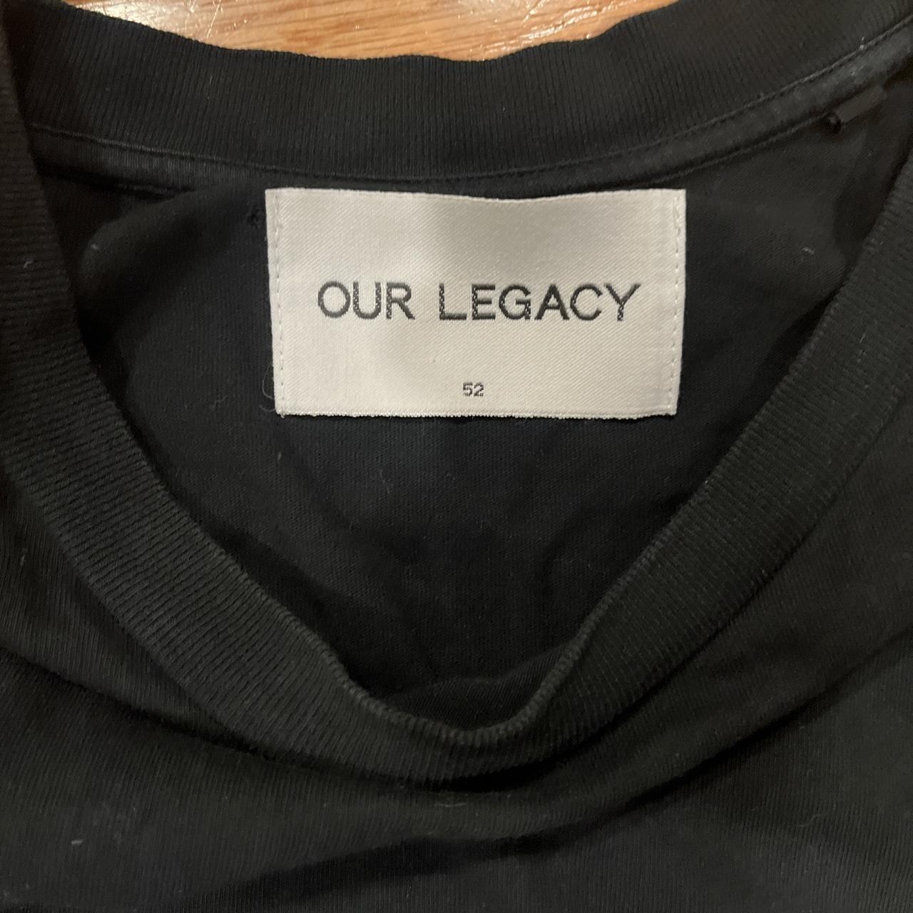 Our Legacy Men's Black and White T-shirt (3)