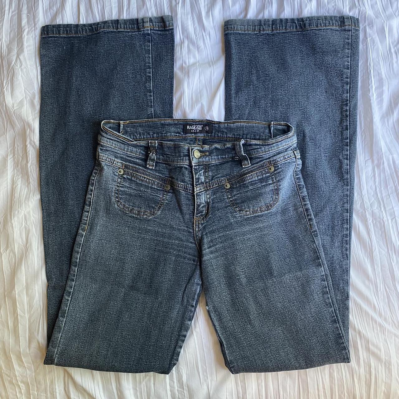 RAGGED brand low rise jeans. Flattering low waist... - Depop