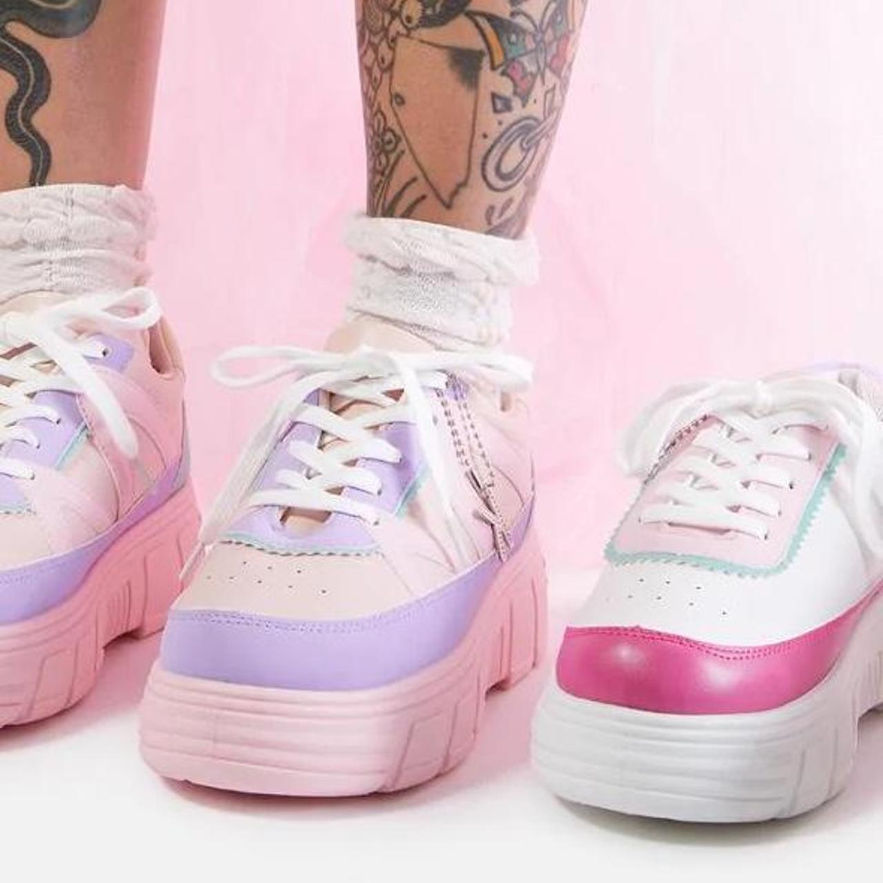 KOI FOOTWEAR AIYA PLATFORM SNEAKERS! in... Depop