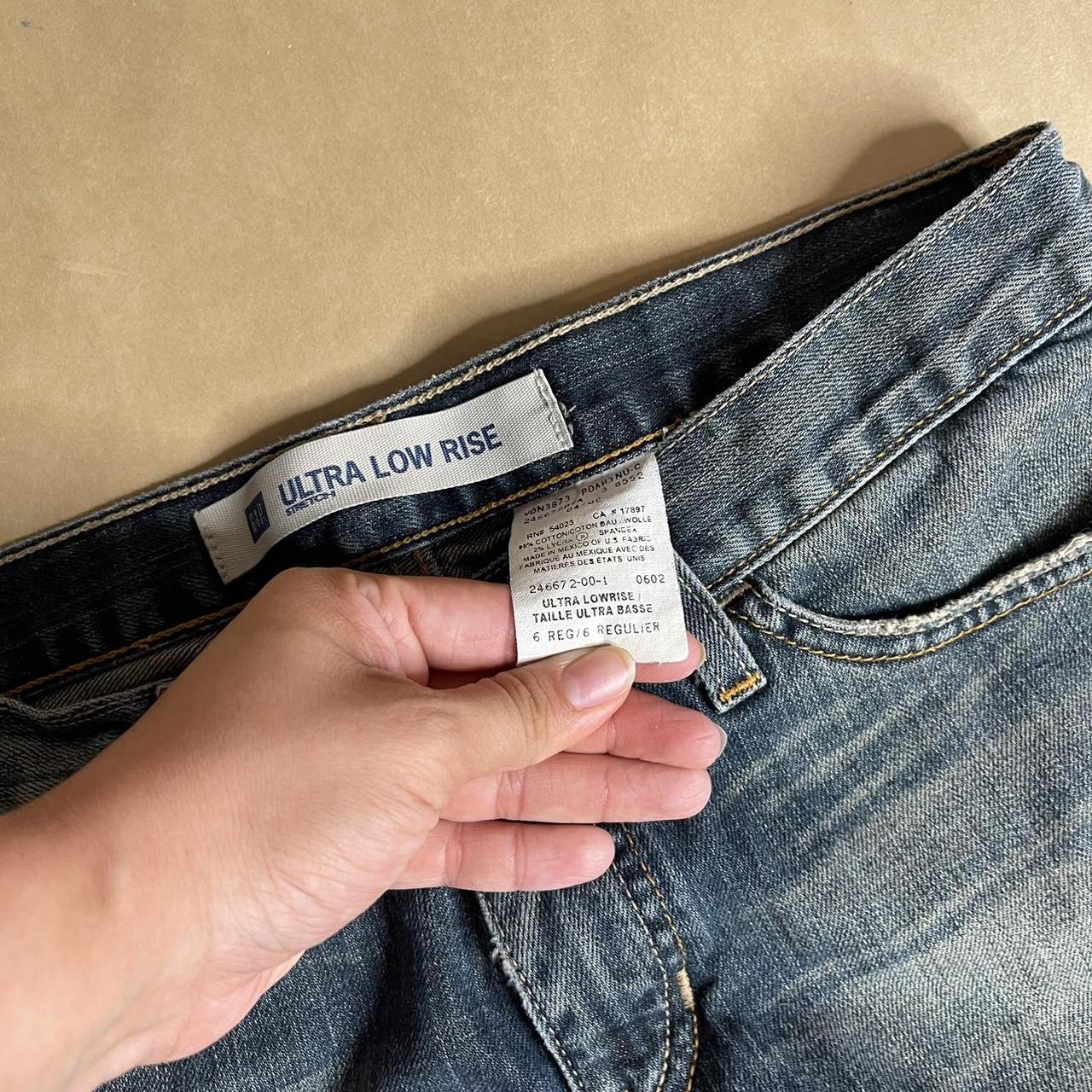 Gap lowrise jeans Has a slight bootcut flare and a... Depop