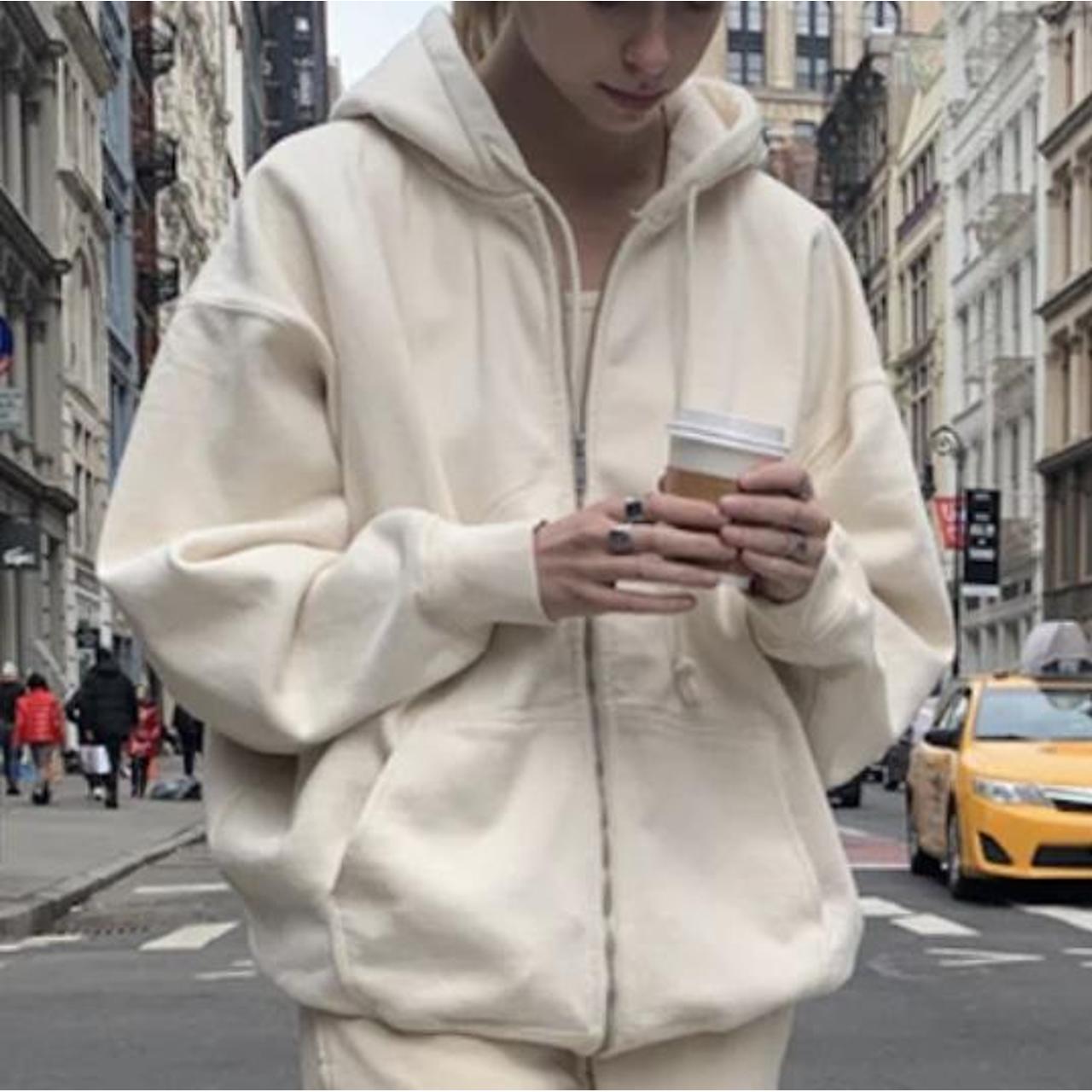 Brandy ivory Christy hoodie regular fit worn... Depop