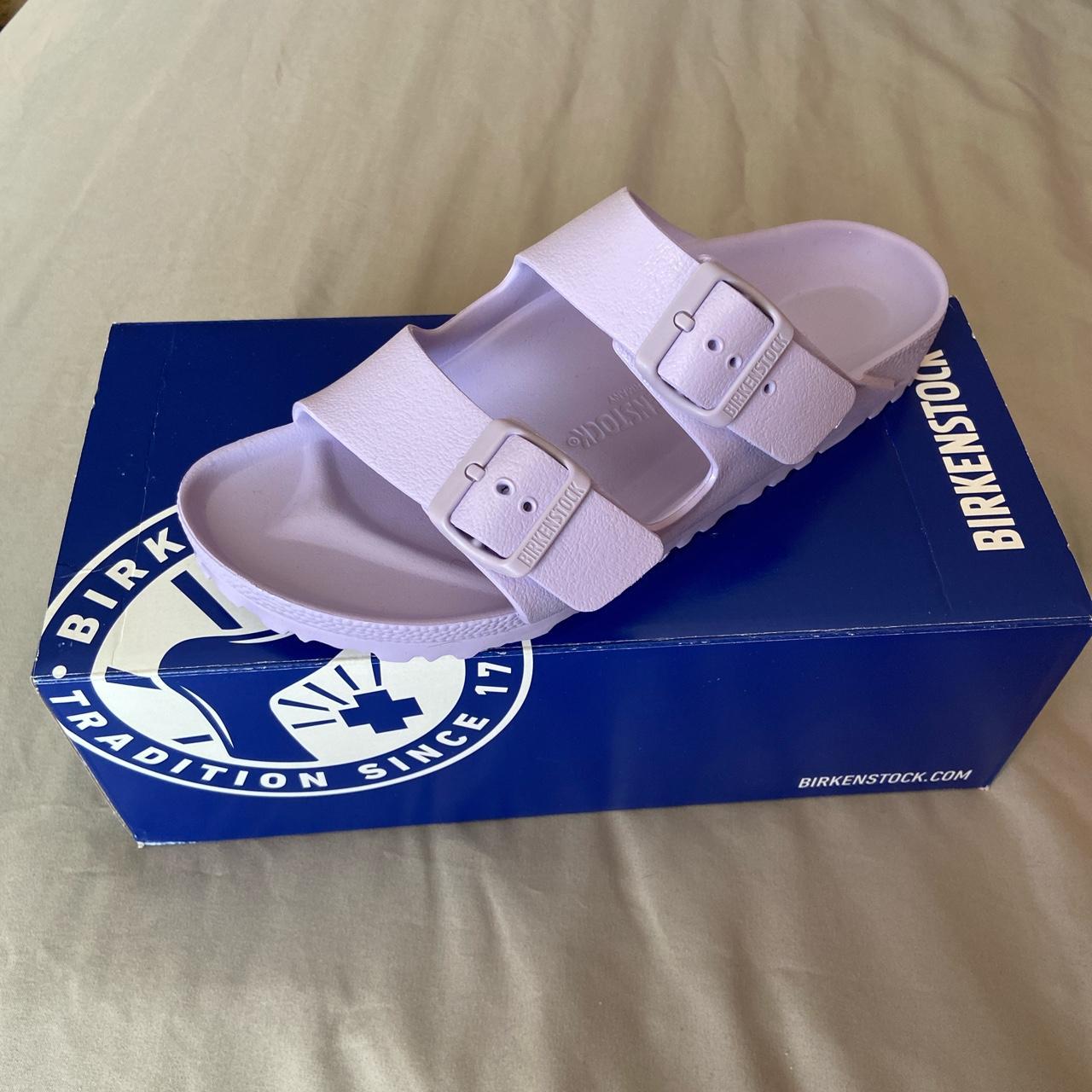 womens purple birkenstocks