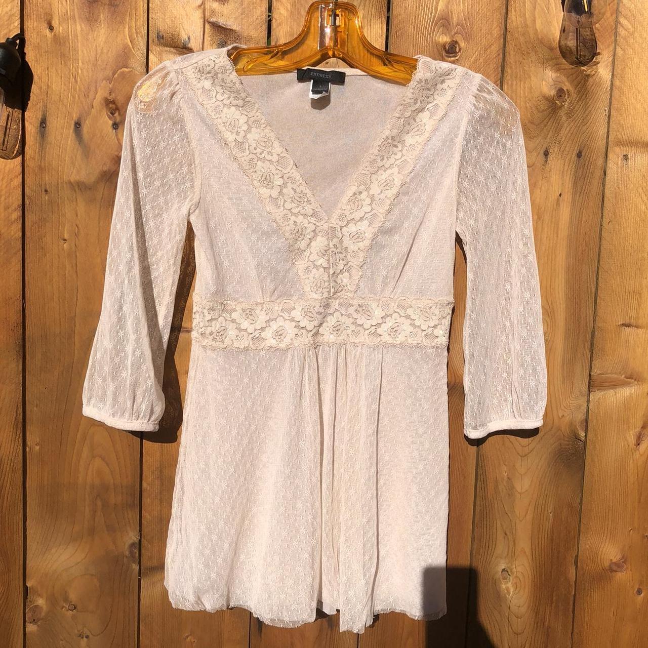 Express best sale lace shirt